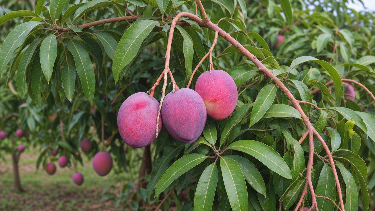 Plantación de mangos en Mogán